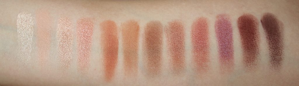 pretty vulgar cosmetics douglas osterreich phoenix rising palette swatches